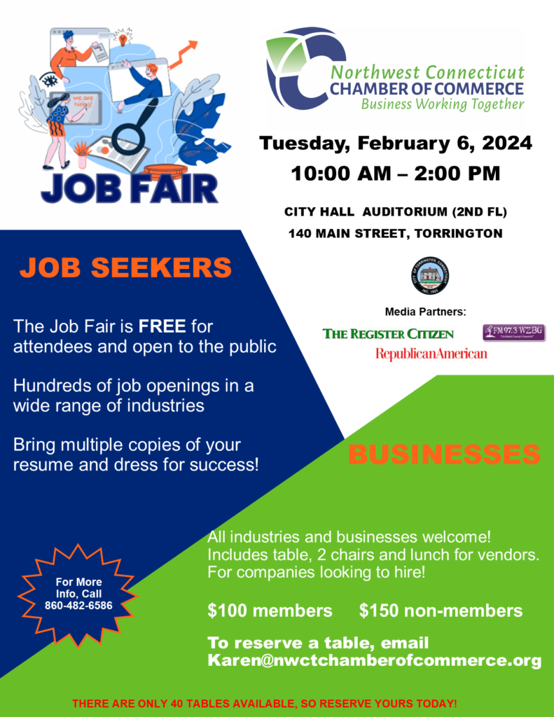 Job Fair - Northwest CT Chamber of Commerce