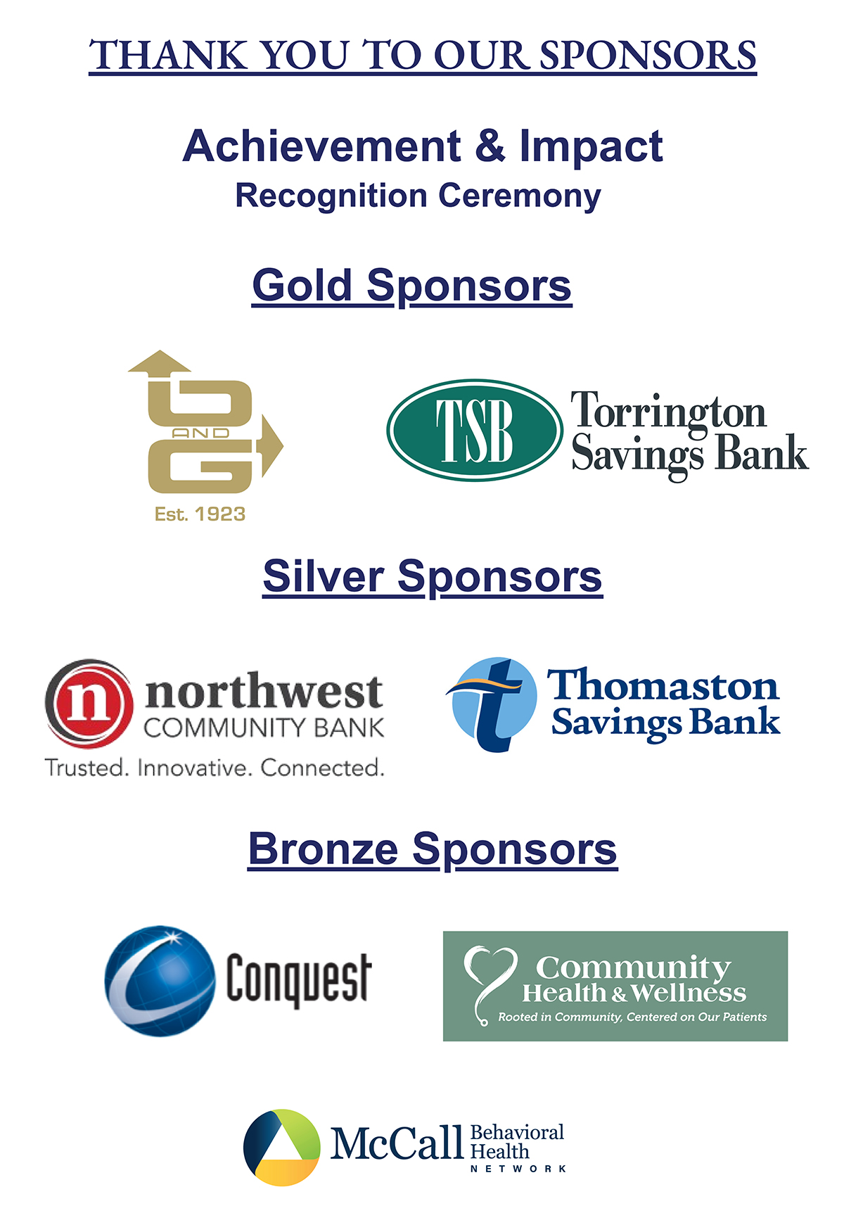 Event Sponsors-A&I Event